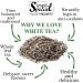 Pai Mu Tan White Loose Leaf Tea by Simpli-Special - 50g Resealable Pouch for Hot or Iced Tea - Buy Online on GoSupps.com