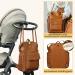 Buy MISS FONG Diaper Bag - Stylish Changing Backpack for Moms with Changing Mat - Nappy Bag for On-The-Go - Brown - Buy Online on GoSupps.com