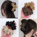 4pcs Flower Hair Clips for Women | Matte Hawaiian Hair Accessories - Strong Hold Claw Clips - Buy Online on GoSupps.com