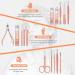 16Pcs Manicure Set Portable Nail Clippers Pedicure Kit Stainless Steel Nail Care Tools Cuticle Trimmer Professional Grooming Kit with Travel PU Leather Case for Thick Nails Men Women Parents Gift Pink - Buy Online on GoSupps.com