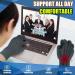 2 Pairs Fingerless Arthritis Gloves for Men & Women | Pain Relief for Carpal Tunnel Rheumatoid & Osteoarthritis - Support for Typing (Small Black1+Pure Black1 - Buy Online on GoSupps.com