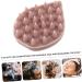 Beavorty 3 Pcs Bathing Brush Set | Portable Hairbrush & Scalp Massager | Shampoo Peeling & Hair Care Comb | Bathroom Cleaning Tools - Pink - Buy Online on GoSupps.com