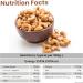 Zeina Jumbo Roasted Salted Cashews with Fibre Protein and Minerals Naturally Gluten Free and Vegan Approved Premium Healthy Snack - 1 x 1Kg - Buy Online on GoSupps.com