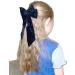Generic Set of 2 Hair Bow Clips in Black Velvet Set of Clips for Girls Boys and Adults - Buy Online on GoSupps.com