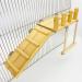 Parrot Climbing Ladder Playground with Swing & Stand - Bird Cage Chew Toy Set for Small Birds & Hamsters - Buy Online on GoSupps.com