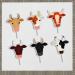 Farm Cow Themed Happy Birthday Cupcake Toppers 18-PC Set - This is a great cow-themed birthday party baby shower party or bull-themed party decoration for a boy or girl - SugarGera - Buy Online on GoSupps.com