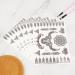 Brown Henna Temporary Tattoo Stickers - 6 Sheets for Women - Waterproof and Removable Fake Tattoos - DIY Body Art for Face, Arms, Legs - Sexy Lace Design - Buy Online on GoSupps.com