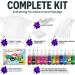 Tie Dye Kit with 12 Large Colors for Kids and Adults - Includes 4 T-Shirts - Perfect for Parties and Large Groups - Buy Online on GoSupps.com