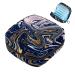 Storage bags for women's bandages aesthetic abstract marble blue portable menstrual pad pocket panty liners tampons women's bandages storage holder for women school office multicolored