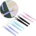 High Carbon Steel Precision Tweezers Set for Eyebrows - Durable & Ideal for International Shipping - Buy Online on GoSupps.com