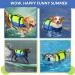 SlowTon Dog Life Jackets Enhanced Buoyancy Adjustable Neoprene Pet Float Lifejacket Aid with Reflective Rescue Handle Dogs Safety Swim Lifesaver Vests for Surfing Boating Pool Beach Sea S Yellow - Buy Online on GoSupps.com