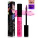UV Glow Colored Mascara Volume and Length-1 Pcs Pink Waterproof Mascara for Eyelashes Fast Dry Curling Non Clumping Mascara Long Lasting Smudgeproof for Halloween Party Stage Use Clubbing Makeup-04 04#Pink