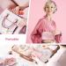 Amoos PU Leather Cute Pill Organizer - 3 Times a Day, Portable Weekly Pill Case for Women - Pink - Buy Online on GoSupps.com