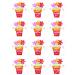 12 x PRE-CUT Edible 'Happy Mothers Day' Cute Flowers Cake Toppers/Decorations - Buy Online on GoSupps.com
