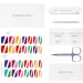 Danni & Toni Rainbow Glossy UV Gel Nail Foil - Self-Adhesive Half Hardened Nail Stickers (28 Pack) | Spotlight DE - Buy Online on GoSupps.com