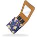 Travel Lipstick Organizer Case | Portable Makeup Bag with Mirror | Floral Sugar Skull Design - Buy Online on GoSupps.com