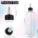 WLLHYF 2 Pack Applicator Bottle for Hair 8.5 Ounce Plastic Hair Oil Applicator Hair Color Squeeze Bottle Hair Root Dye Bottle with Ratio Graduated Scale Twist-On Top Tip Cap - Buy Online on GoSupps.com