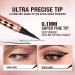 Rosarden Liquid Eyeliner - Super Thin Waterproof Black Eyeliner for Smudge Proof, Long Lasting Makeup - Buy Online on GoSupps.com