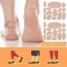 Premium Moleskin Tape Flannel Adhesive Pads - 165PCS (15 Sheets) for Blister Prevention on Feet - Anti-wear Heel Stickers for Shoes - Fabric Hiking Padding - Buy Online on GoSupps.com