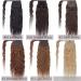 14 inches SEGO Curly Ponytail Hair Extensions Real Remy Human Hair #1 Jet Black Wrap Around One Piece Clip in Hairpieces Corn Wave Wavy (80g) 14 Inch #1 Jet Black - Buy Online on GoSupps.com