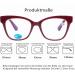 DOOViC Blue Light Filter Reading Glasses | Non-Prescription Square Frame | 4 Colors Available | MSD002 002c1 Red - Shop Internationally! - Buy Online on GoSupps.com