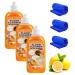 DASHENRAN Ondaum Cleaner Ondaum Cleaner Orange Ondaum Floor Cleaner Ondaum Bathroom Cleaner Spray Powerful Decontamination Floor Cleaner All-Purpose Wood Marble Ceramic Floor Cleaner (3pcs)