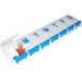 Once-a-Day Pill Organizer - 7 Compartment | International Shipping Available - Buy Online on GoSupps.com