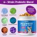 Tioueo Probiotic Digestive Chews 120pcs - Digestive Harmony, Skin Comfort, Allergy Relief, Immune Boost for Dogs - Ultimate Canine Wellbeing - Buy Online on GoSupps.com