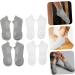 Beaupretty 4 Pairs Combed Cotton Socks Summer Socks Low-cut Liners Socks Breathable Sports Stockings All Season Cotton Socks Cotton Ankle Sock Low-cut Liner Socks Unisex Cotton Socks White Grey 21x5x0.3cm - Buy Online on GoSupps.com