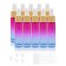 Kesell Essential Oil Dropper Bottles 10 Pack 10ml Rose-blue gradient Colorful Glass Bottles with Eye Dropper Empty Travel Bottles for Perfume Oils Facial Serum