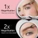 MiniPortable Compact Metal Cosmetic Mirror Elegant and Stylish Heart Shaped Mirror Portable Compact Metal Cosmetic Mirror Elegant and Stylish Heart Shaped Mirror 1X/2X Magnifying (Heart Silver) - Buy Online on GoSupps.com