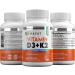 HAYAT Vitamins Vegan Vitamin D3+K2 (5000 IU + 100 MCG) Dietary Supplement for Bone Teeth Muscle and Immune Health Support 2 Month Supply Certified Halal 60 Capsules Made in The USA - Buy Online on GoSupps.com