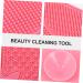 Angoily 1pc Silicone Scrub Pad Beauty Tool Cleaning Accessories Makeup Cleaning Mat Makeup Brush Scrubber Beauty Brush Cleaning Instrument Cosmetic Pink Cleaning Brush Silica Gel - Buy Online on GoSupps.com