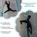 WWahuayuan 10M Premium Aerial Silks Equipment - Blue Aerial Yoga Hammock for Acrobatic Dance & Air Yoga - Buy Online on GoSupps.com