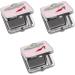 Stephanie Imports Set of 3 Double Sided Magnifying Compact Slim Mirrors (Pastel Pink & Red Rhinestone Heel Square) - Buy Online on GoSupps.com