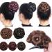 Traziewell Hair Donut Bun Brown Black Hair Bun for Women Ladies Hair Buns Donut Updo Hair Pieces Chignon Hair Extensions Thick Synthetic Hairpieces Brown Hair Extension 1213 FH001213 L - Buy Online on GoSupps.com