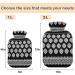 Naanle Geometric Hot Water Bottle | 2L Transparent Heated Bottle for Warm & Cold Therapy | Ideal for Bed Hand & Feet Pain Relief | International Shipping - Buy Online on GoSupps.com