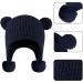 KAKU NANU Toddler Winter Hat with Double Pom Pom | Fleece Lined Beanie for Baby Boys and Girls | 6-12 Months | Dark Blue - Buy Online on GoSupps.com