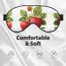 Buy Strawberry Clipart Unisex Sleep Eye Mask | Soft Comfort Travel Eye Shade for Yoga & Shift Work - Buy Online on GoSupps.com