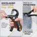 Strabozz Hand Trainer Set - Adjustable Forearm & Finger Gripper for Strength Training | 5-Piece Fitness Grip Trainer for Improved Hand & Forearm Strength - Buy Online on GoSupps.com