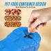 Ruxan Interactive Dog Toys for Aggressive Chewers | Treat Dispensing Blue Natural Rubber with Beef Flavor | Perfect for Small Medium & Large Dogs - Buy Online on GoSupps.com