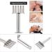 Buy Hohxfyp Acupuncture Pen - Stainless Steel 5 Fork Magnetotherapy Tool for Deep Tissue Massage (6.3 inch Silver) | Manual Acupressure for Face & Body - Buy Online on GoSupps.com