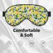 Lemon1 Print Sleep Masks | Comfortable Soft Eye Mask with Adjustable Strap | Lightweight for Home & Travel - Buy Online on GoSupps.com