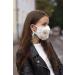 Buy Washable Black Hand-Embroidered Face Masks - 3 Layers 100% Cotton Breathable & Reusable Fashionable Masks | International Shipping - Buy Online on GoSupps.com