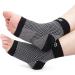 Compression Arch Support Sleeves with Gel Pads for Plantar Fasciitis & Foot Pain Relief - Medium Size (1 Pair) - Buy Online on GoSupps.com
