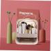 Housoutil Cosmetic Storage Box Decor Storage Boxes with Lids Makeup Home Supply - Eye Shadow Box Miss 21x19cm Pink - Buy Online on GoSupps.com