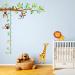DECOWALL DW-1402 Little Monkeys Tree and Animals Height Chart Kids Wall Stickers Wall Decals Peel and Stick Removable Wall Stickers for Kids Nursery Bedroom Living Room Animal Height Chart - Buy Online on GoSupps.com