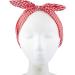 LUX ACCESSORIES Red Blue Chequered Paisley Hair Bandana Headwear - Buy Online on GoSupps.com