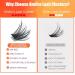 Kmilro 144 Pcs Cluster Lashes DIY Eyelash Extensions C D Curl 10-16mm Mega Volume Fluffy Wispy Individual Lashes - Volume 0.07C-MIX - Buy Online on GoSupps.com