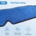 Hilph Migraine Cooling Pad Mask | Reusable Headache Relief Cap | Cold-Warm Compress for Migraines & Headaches | Blue - Buy Online on GoSupps.com
